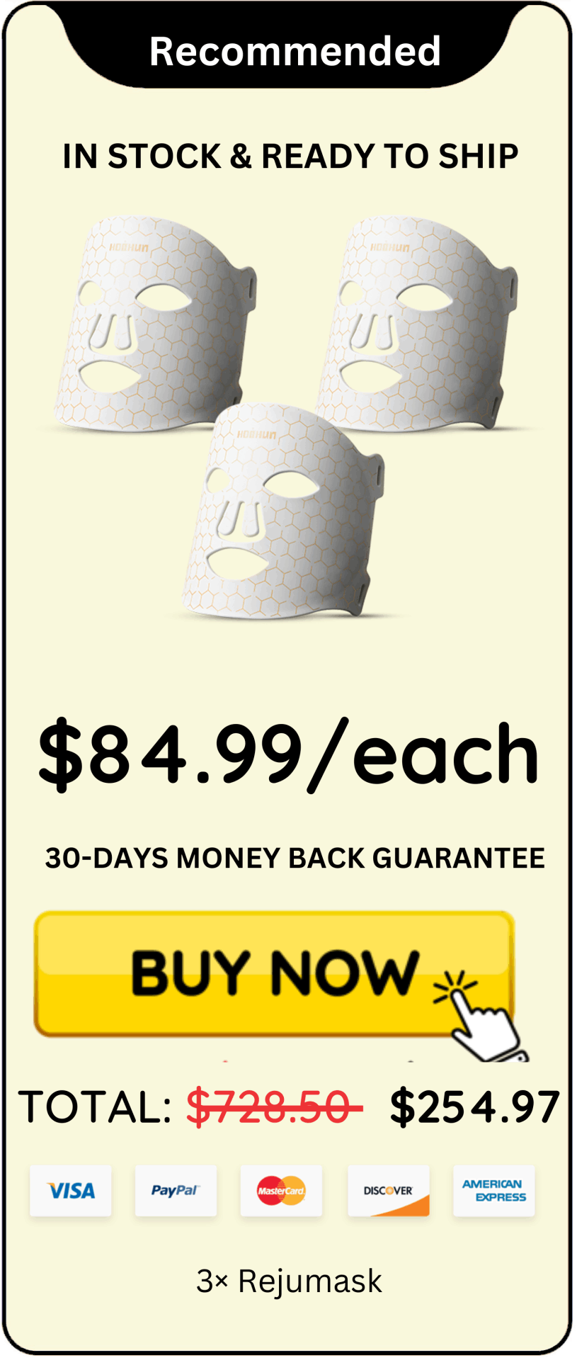 Rejumask offer price 